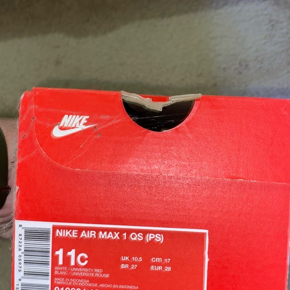 Air Max Day Air Max 1 kids size 11C - Picture 2 of 4